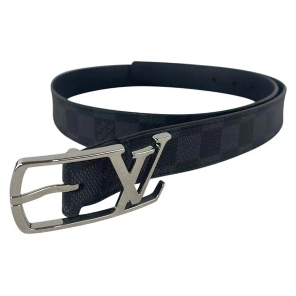 Authentic Louis Vuitton Santure Neogram 30mm Damier Graphite Canvas Belt 95/38 M - Picture 1 of 4